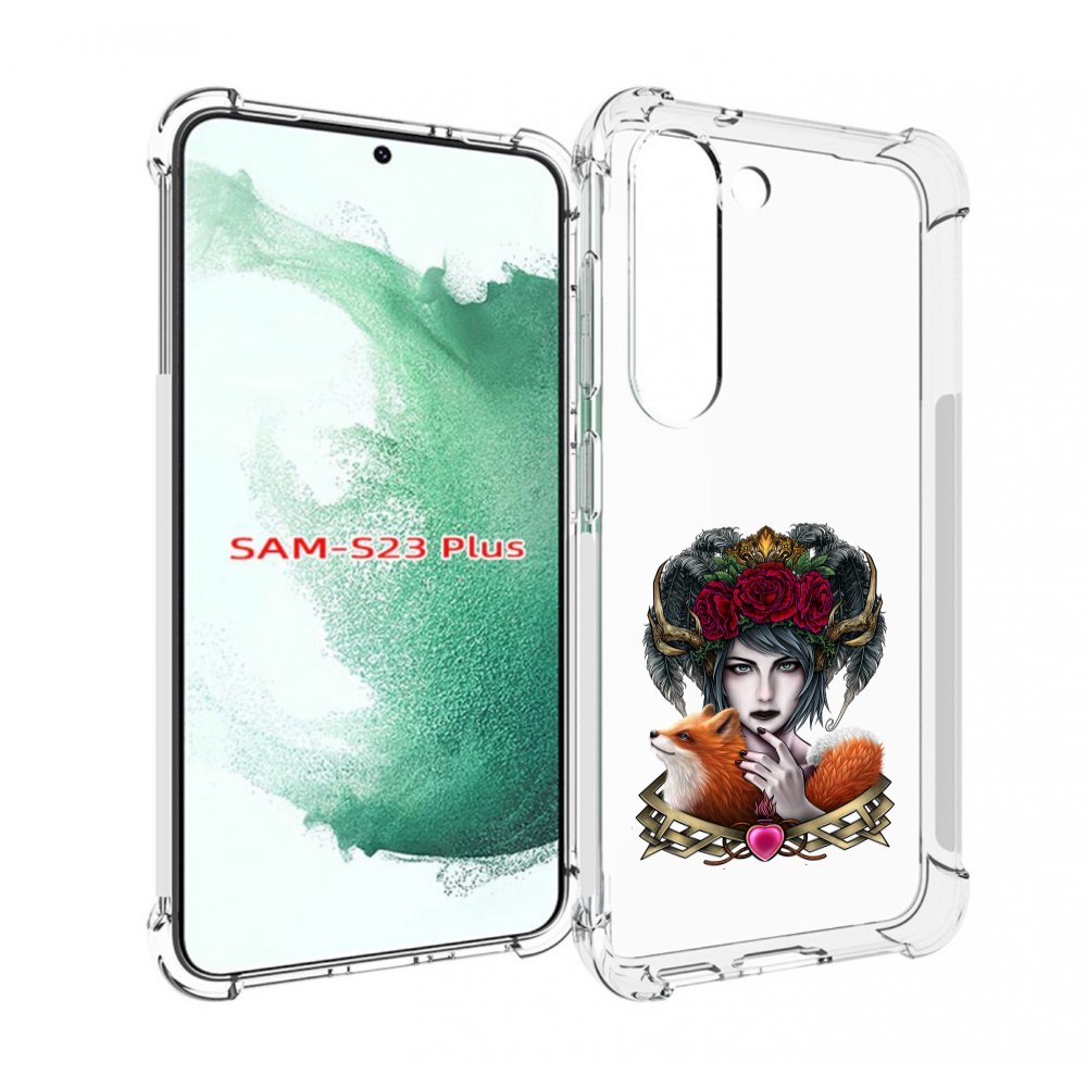

Чехол MyPads девушка с лисой для Samsung Galaxy S23 Plus +, Прозрачный, Tocco