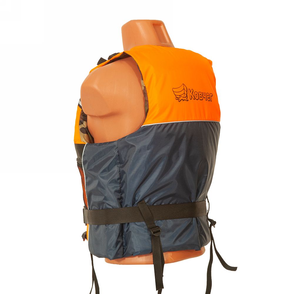 

Спасательный жилет Ковчег Тритон ТУ р.56-58 3XL-4XL Orange-Light Blue-Camouflage