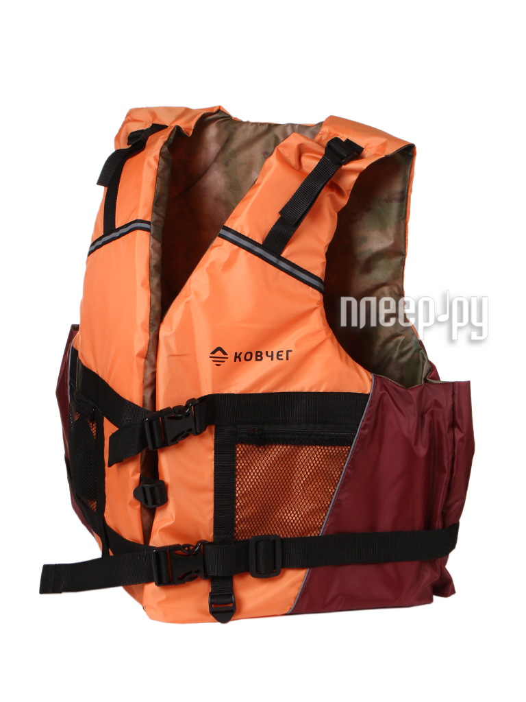 

Спасательный жилет Ковчег Тритон ТУ р.56-58 3XL-4XL Orange-Bordo-Camouflage