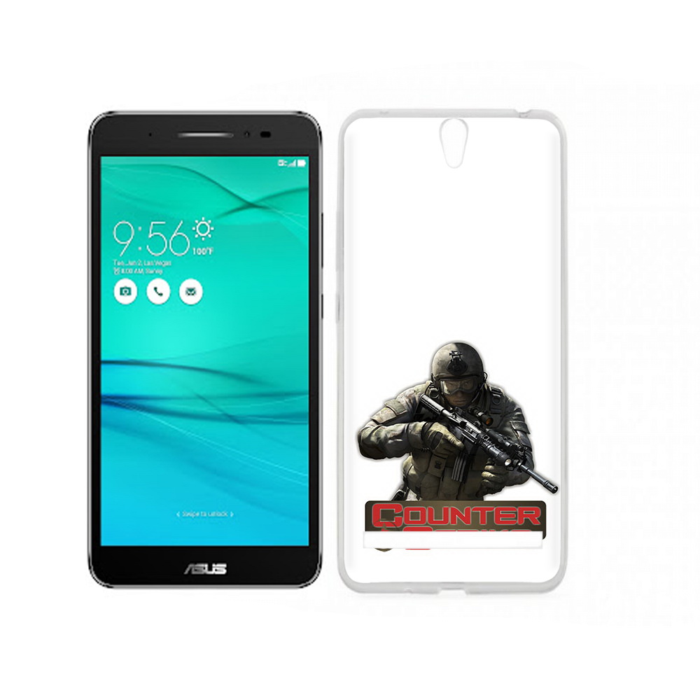 

Чехол MyPads Tocco для Asus ZenFone Go (ZB690KG) Контра, Прозрачный, Tocco