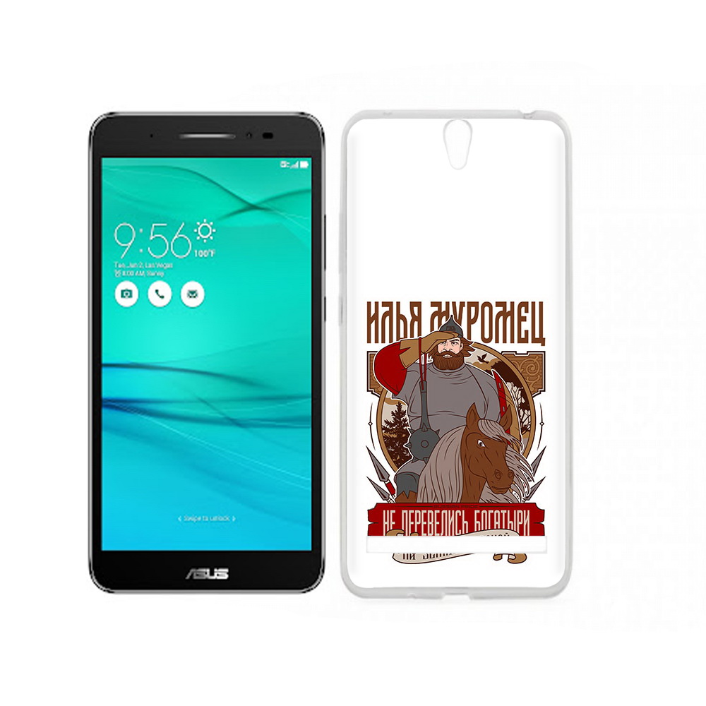

Чехол MyPads Tocco для Asus ZenFone Go (ZB690KG) Илья Муромец, Прозрачный, Tocco