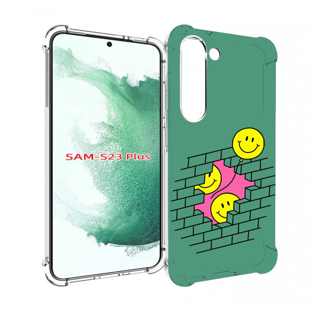 

Чехол MyPads шарики в стене для Samsung Galaxy S23 Plus +, Прозрачный, Tocco