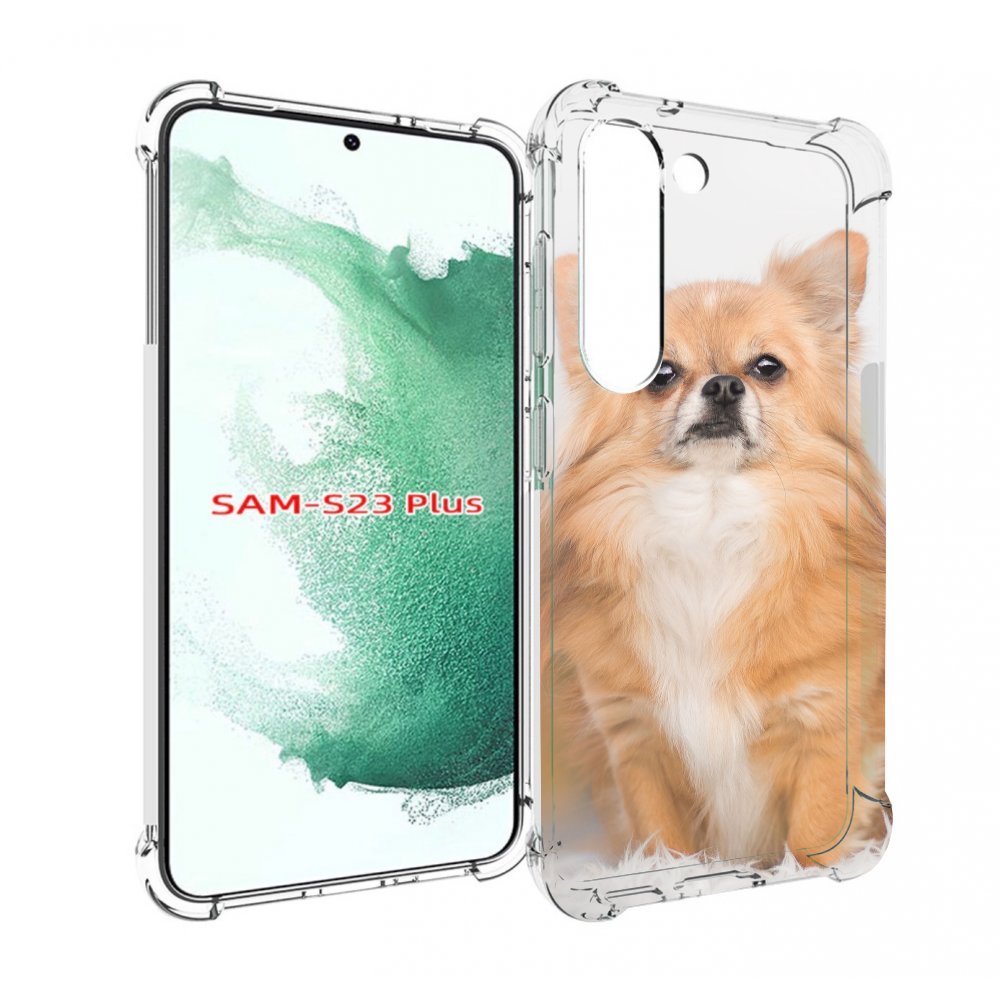 

Чехол MyPads чихуа хуа для Samsung Galaxy S23 Plus +, Прозрачный, Tocco