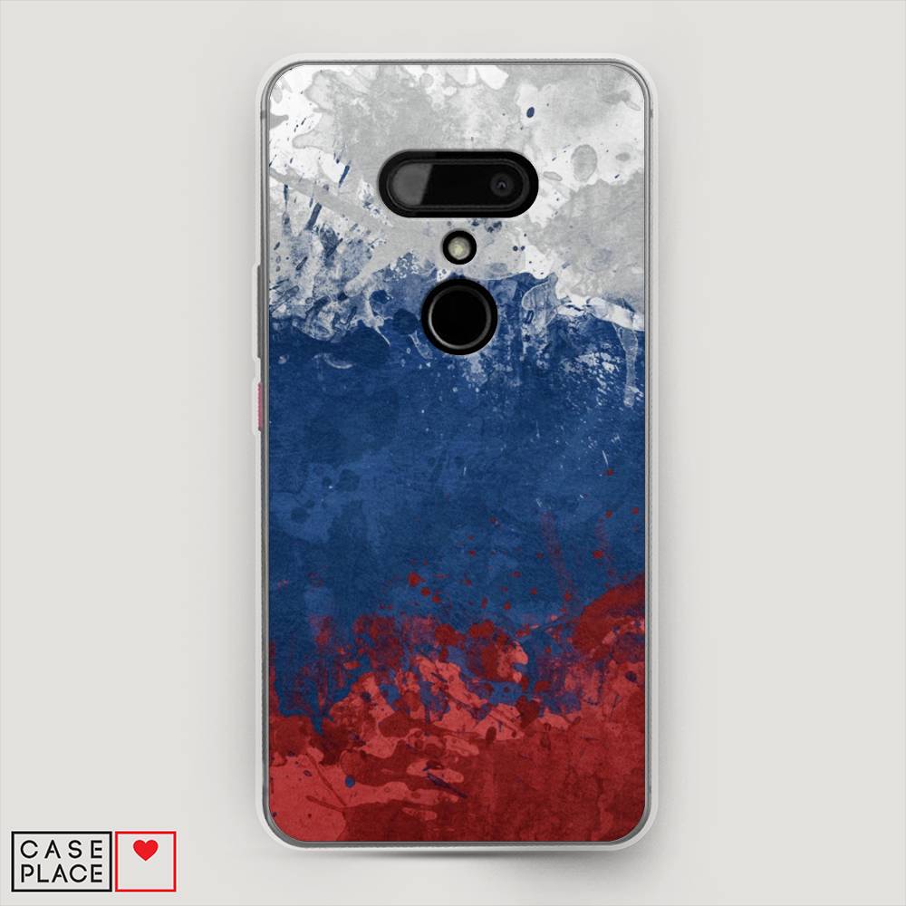 

Чехол Awog на HTC U12 / Эйчтиси U12 "Флаг России неровный", Разноцветный, 102050-5