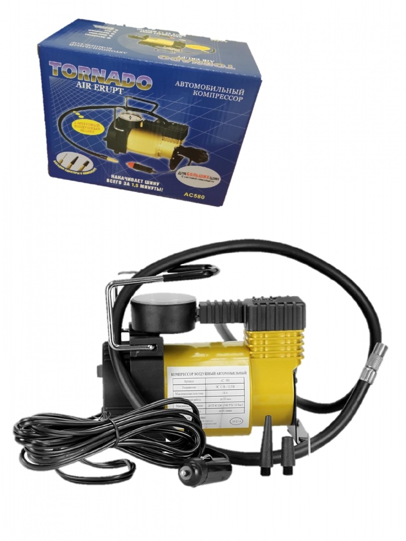 

Компрессор 580 Торнадо пластиковый корпус Nova Bright 39909