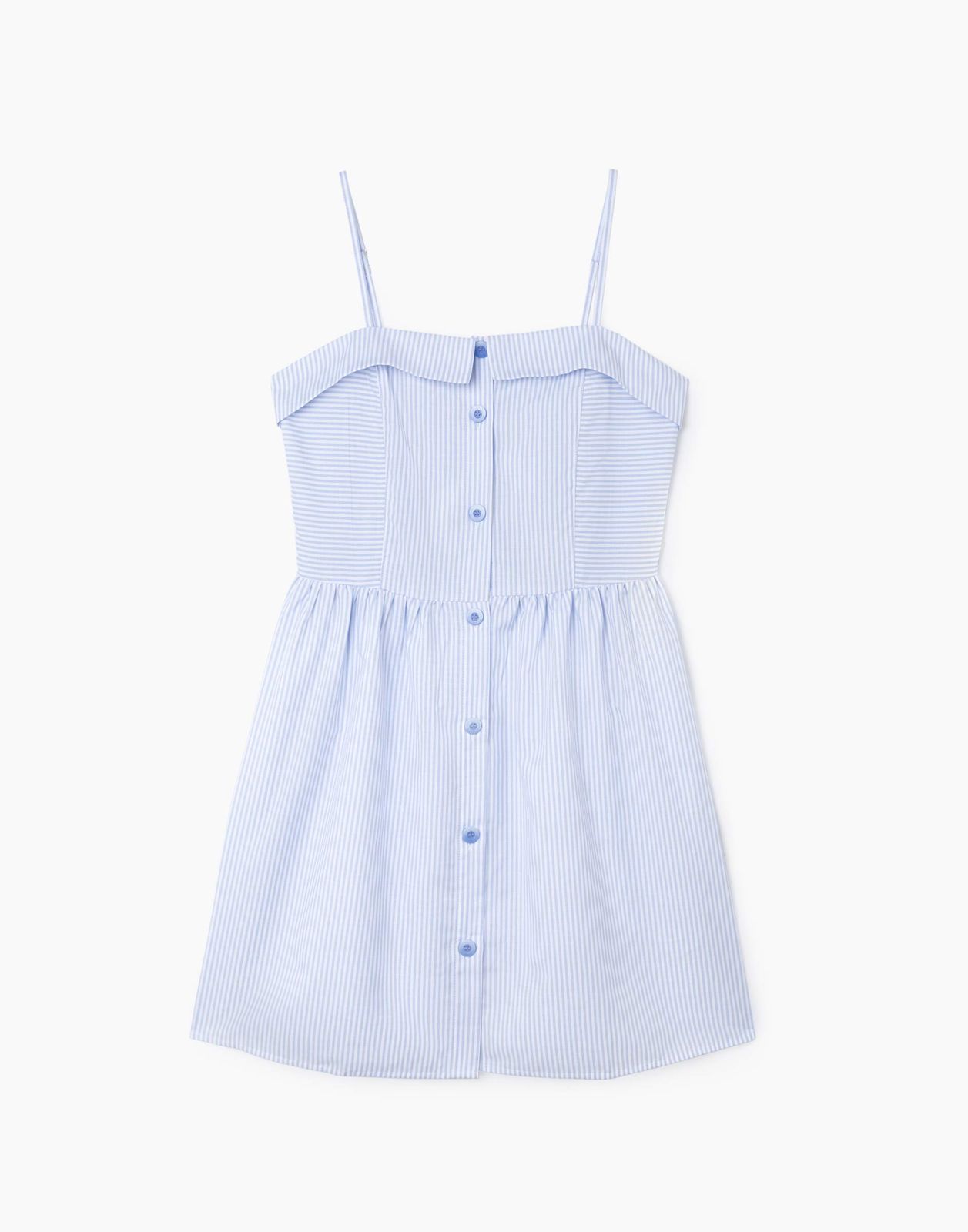 

Платье для девочки Gloria Jeans GDR029026 голубой/белый 7-8л/128, GDR029026