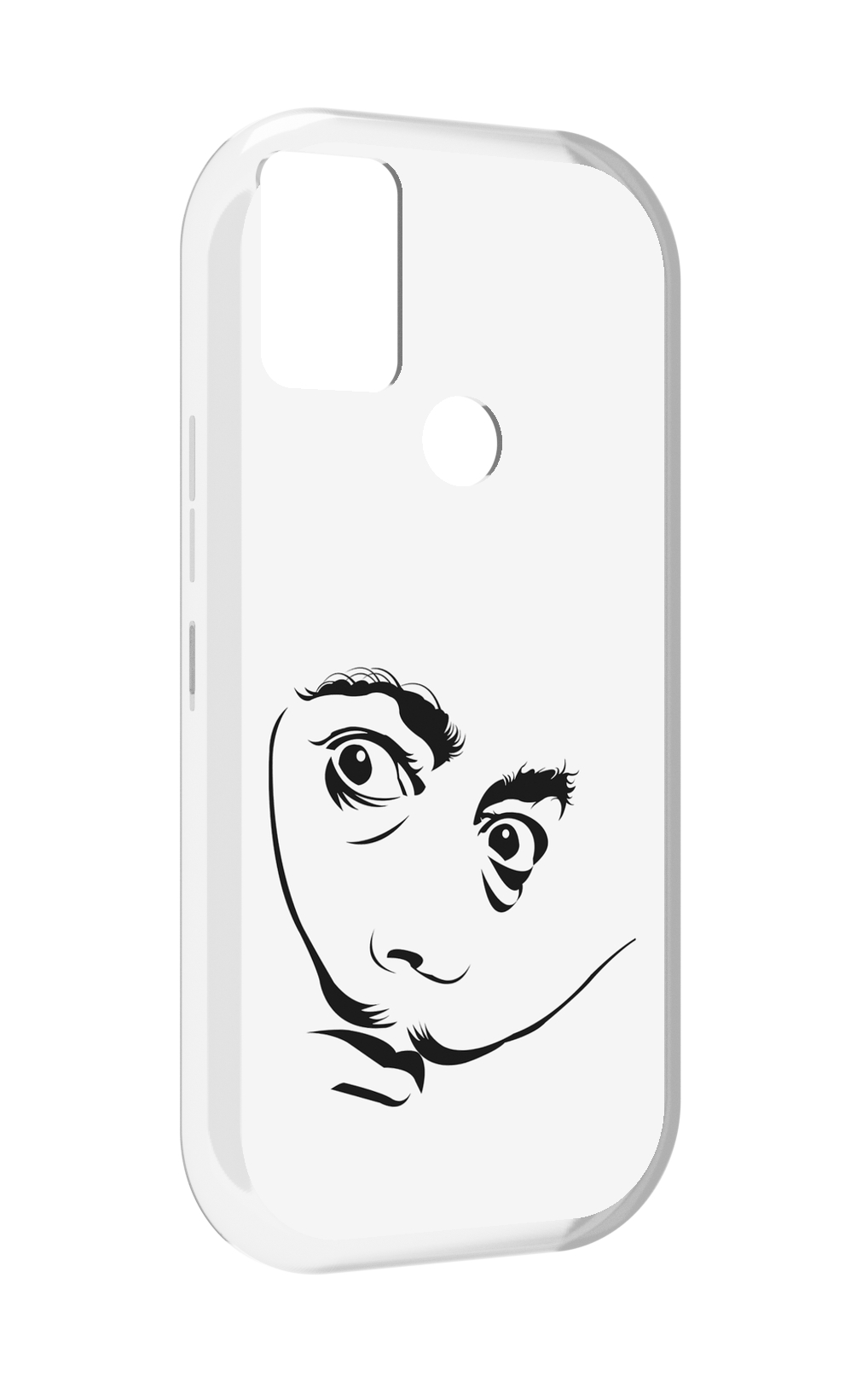 

Чехол MyPads мужчина с длинными усами для UMIDIGI A9, Прозрачный, Tocco
