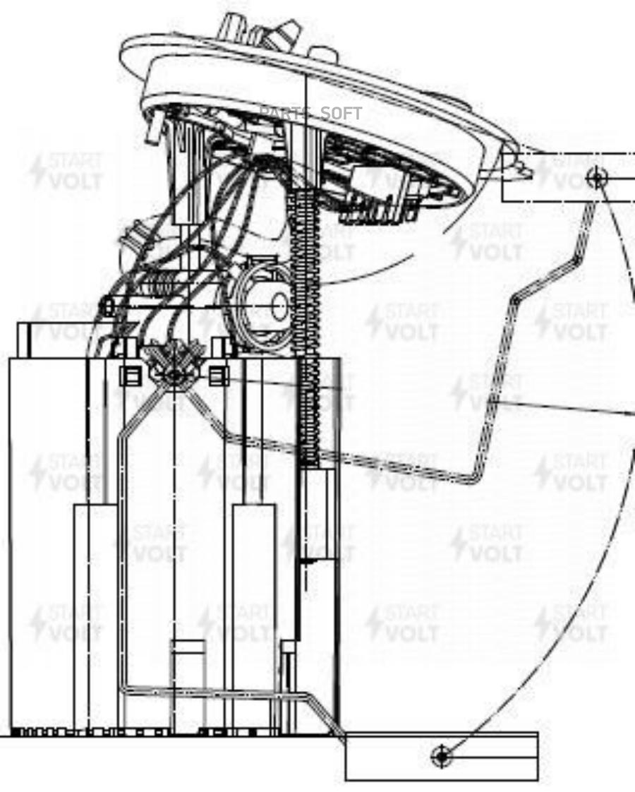 

STARTVOLT SFM 1801 Модуль топливного насоса VAG Octavia /Octavia 1.4TSI/1.6i