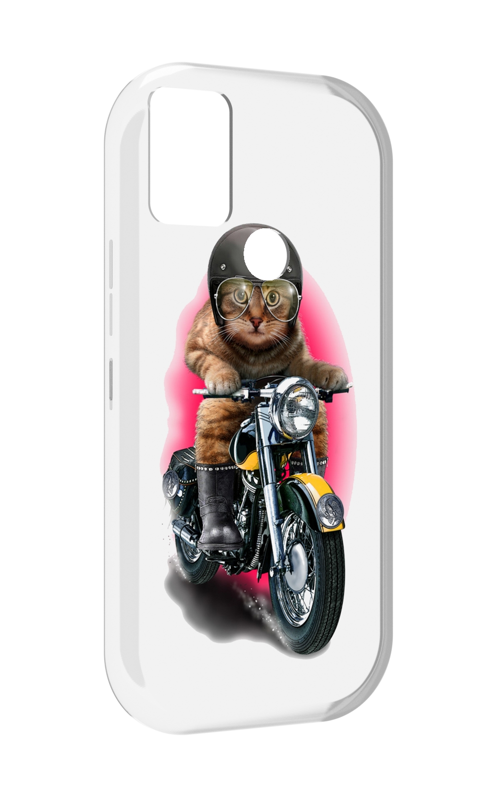 

Чехол MyPads мото-кот для UMIDIGI A9, Прозрачный, Tocco