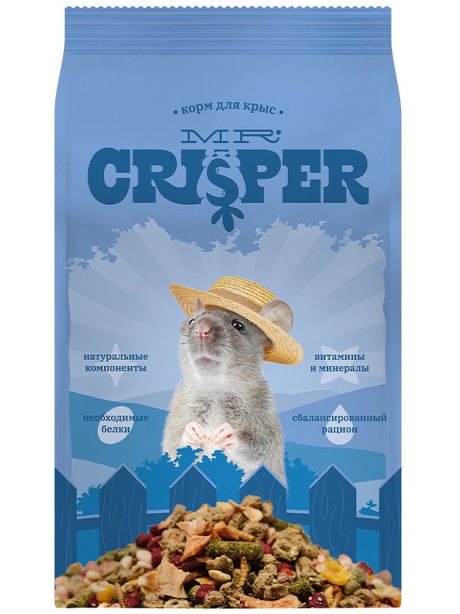 

Сухой корм для крыс Mr.Crisper, 400 г
