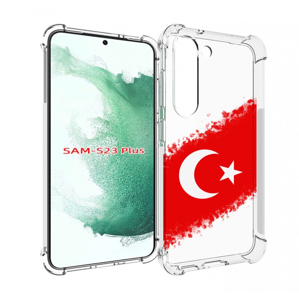 

Чехол MyPads флаг Турции для Samsung Galaxy S23 Plus +, Прозрачный, Tocco