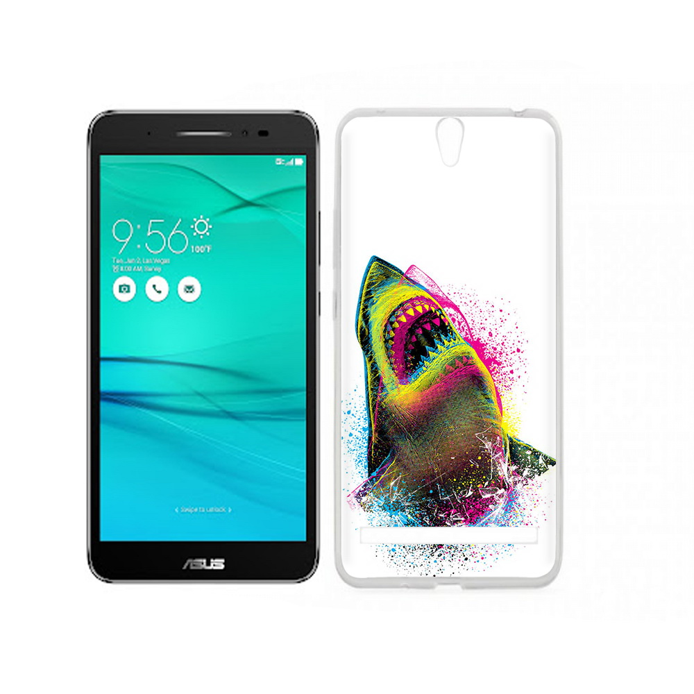 

Чехол MyPads Tocco для Asus ZenFone Go (ZB690KG) челюсти-2, Прозрачный, Tocco