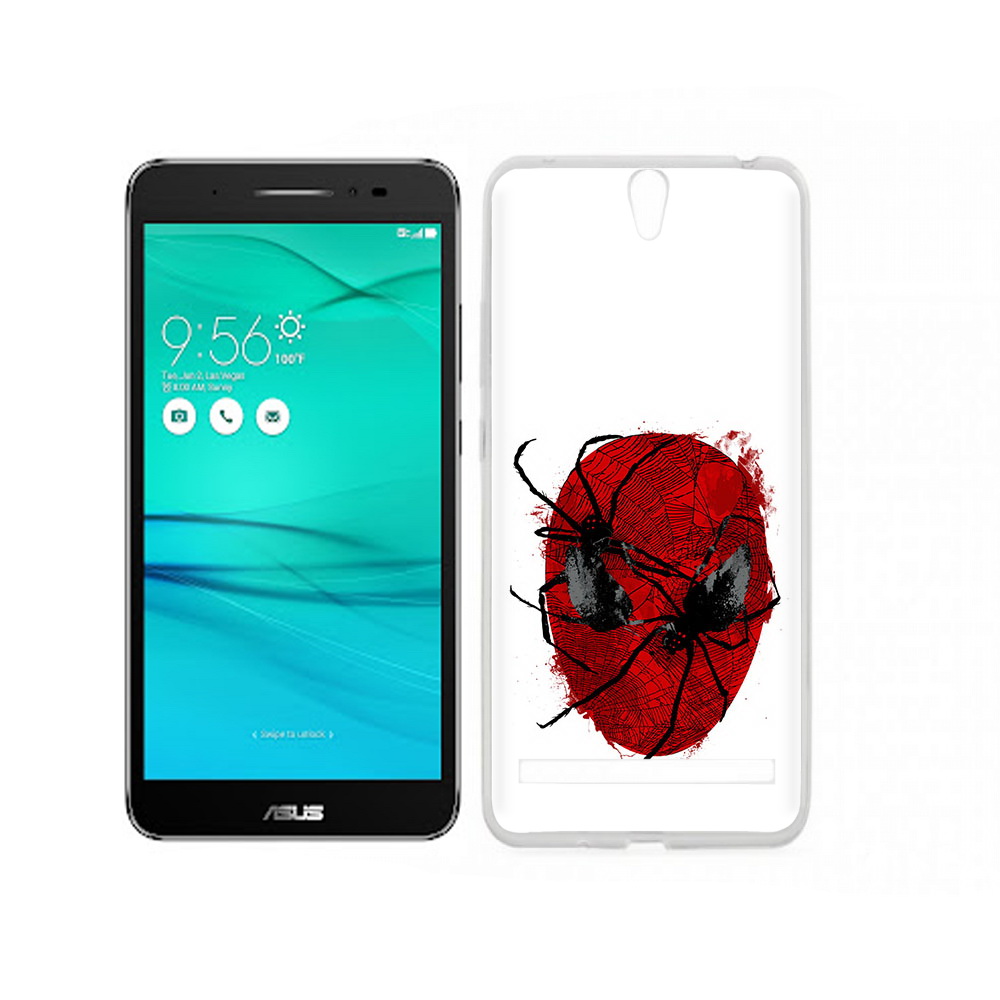 

Чехол MyPads Tocco для Asus ZenFone Go (ZB690KG) человек паук, Прозрачный, Tocco