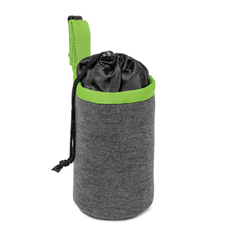 фото Триол сумка для лакомств стрит, серия outdoor, 8*8*13 см, серый/зеленый, triol nobrand