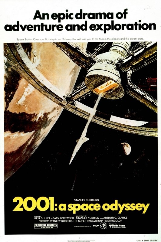 

Постер к фильму "2001 год: Космическая одиссея" (2001 A Space Odyssey) 50x70 см
