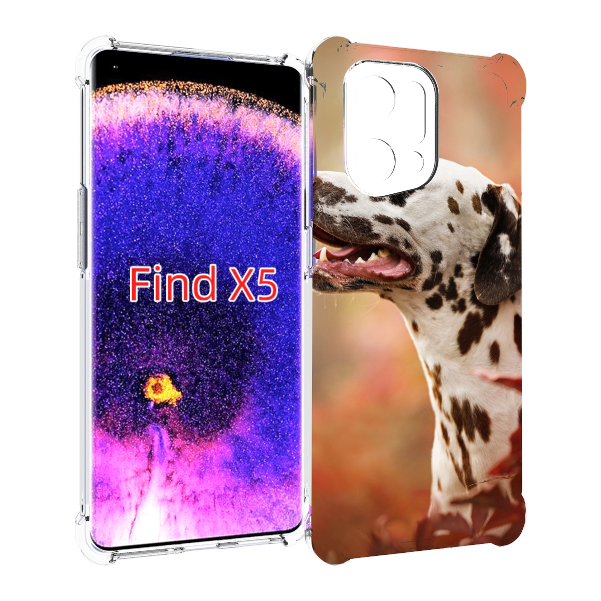 

Чехол MyPads далматин для Oppo Find X5, Прозрачный, Tocco