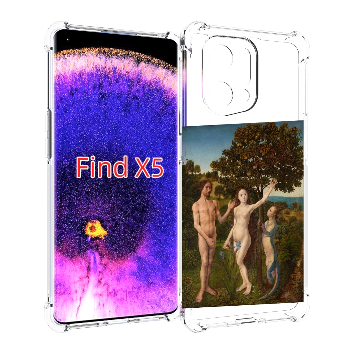

Чехол MyPads грехопадение для Oppo Find X5, Прозрачный, Tocco