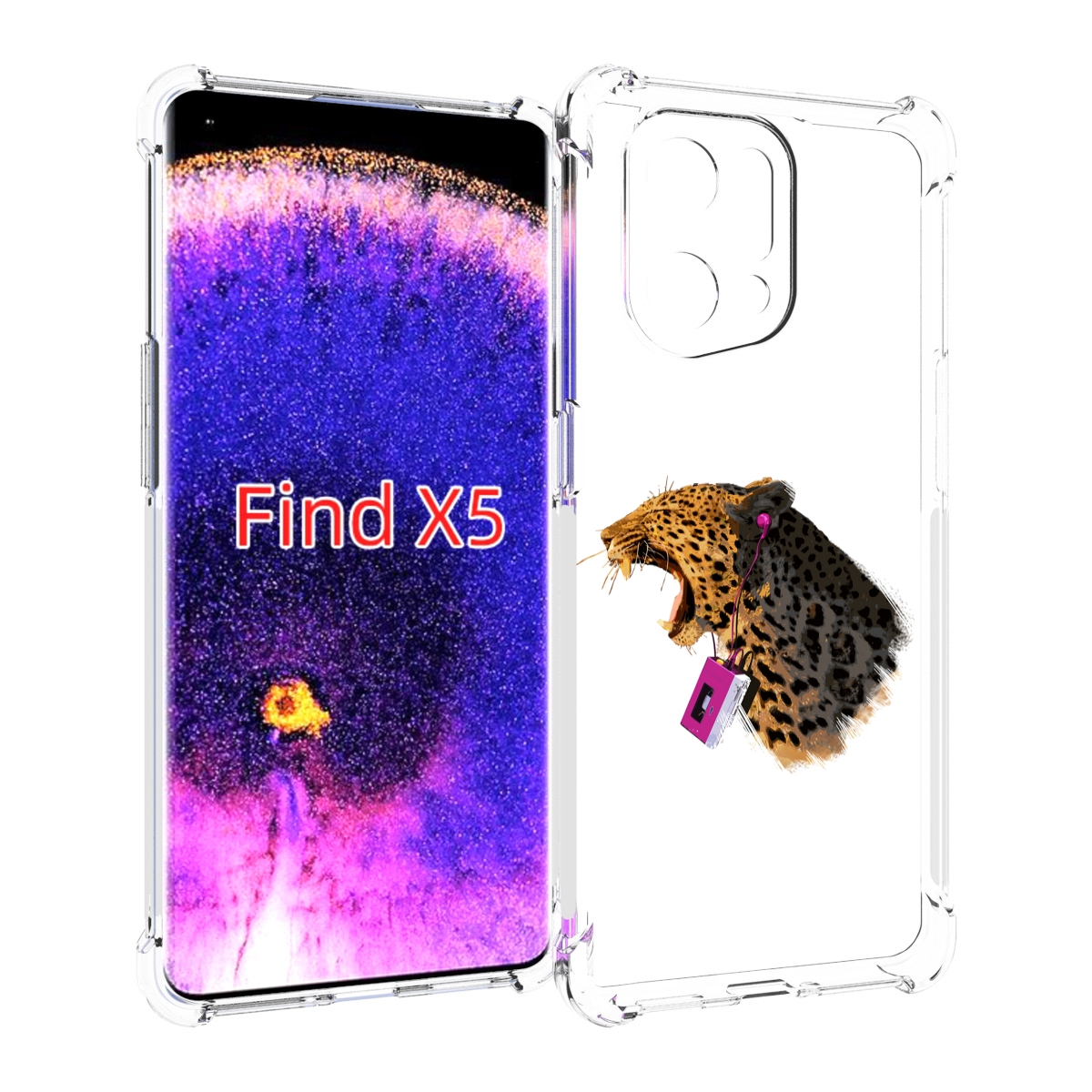 

Чехол MyPads MP3 для Oppo Find X5, Прозрачный, Tocco
