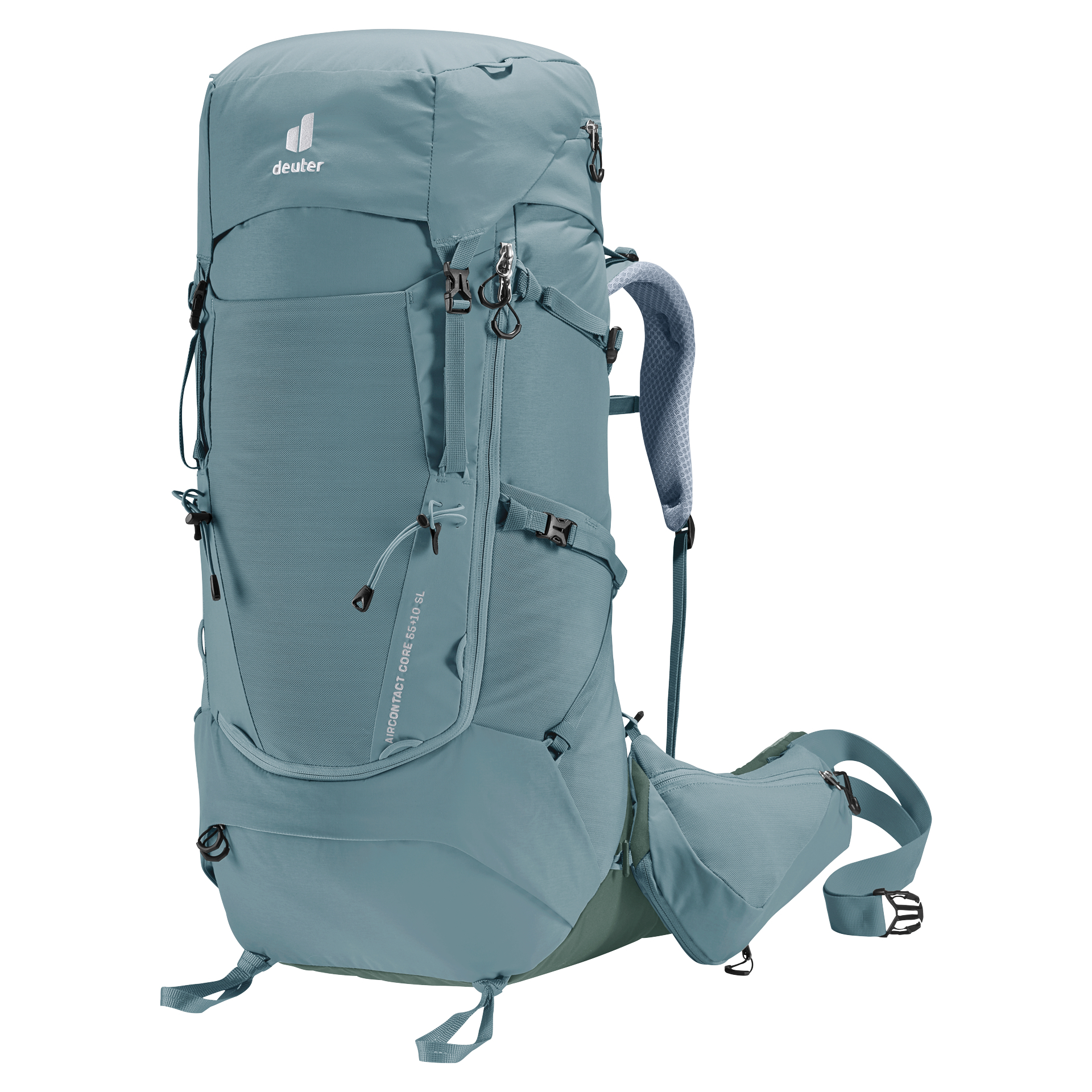 

Рюкзак Deuter Aircontact Core 55+10, SL, Shale-Ivy, Голубой