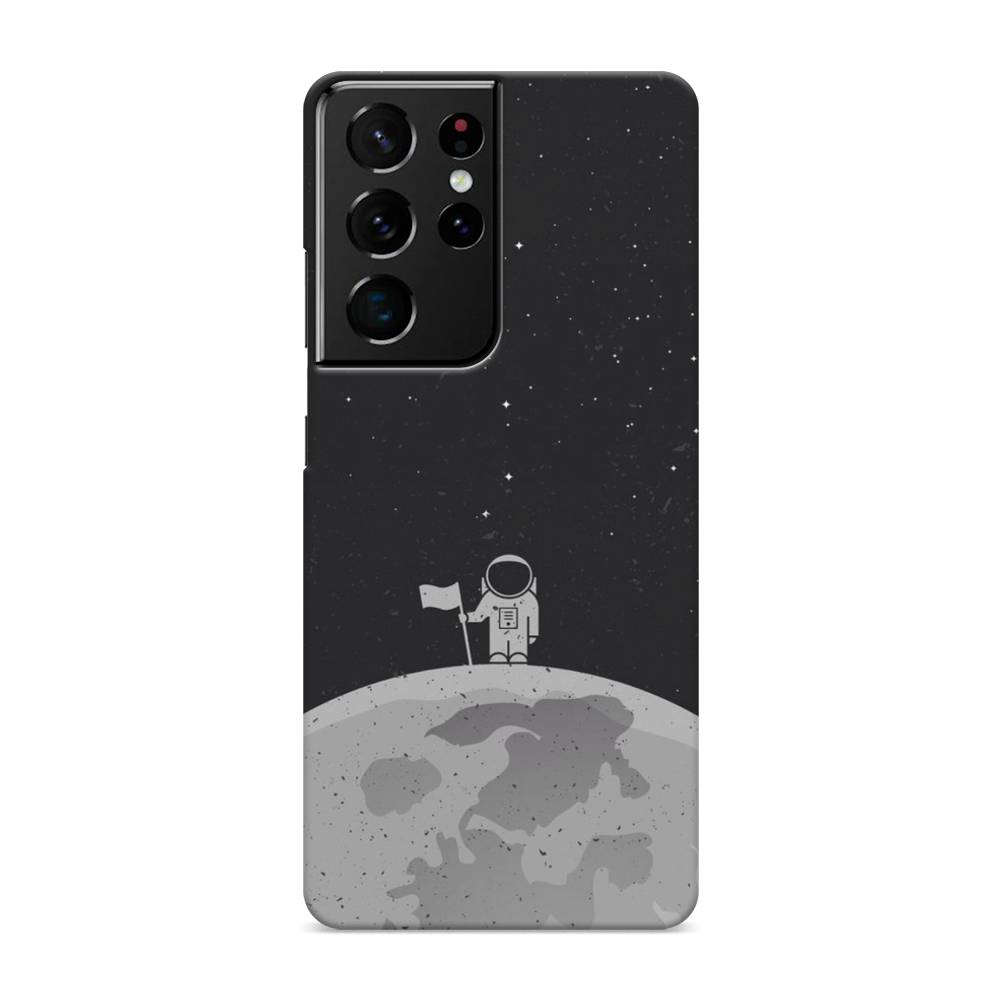 

Пластиковый чехол "Первый на Луне" на Samsung Galaxy S21 Ultra, 2102220-3