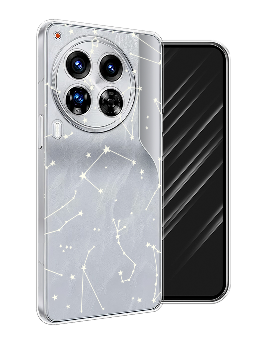 

Чехол Awog на Tecno Camon 30 Premier "Созвездия", Прозрачный;серый;бежевый, 305450-1