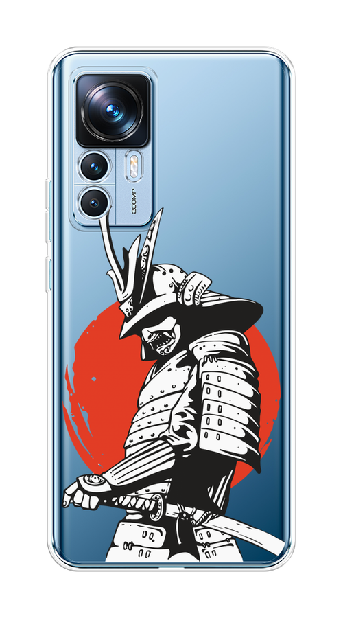 

Чехол на Xiaomi 12T "Самурай с катаной", Черный;красный;белый, 316650-1