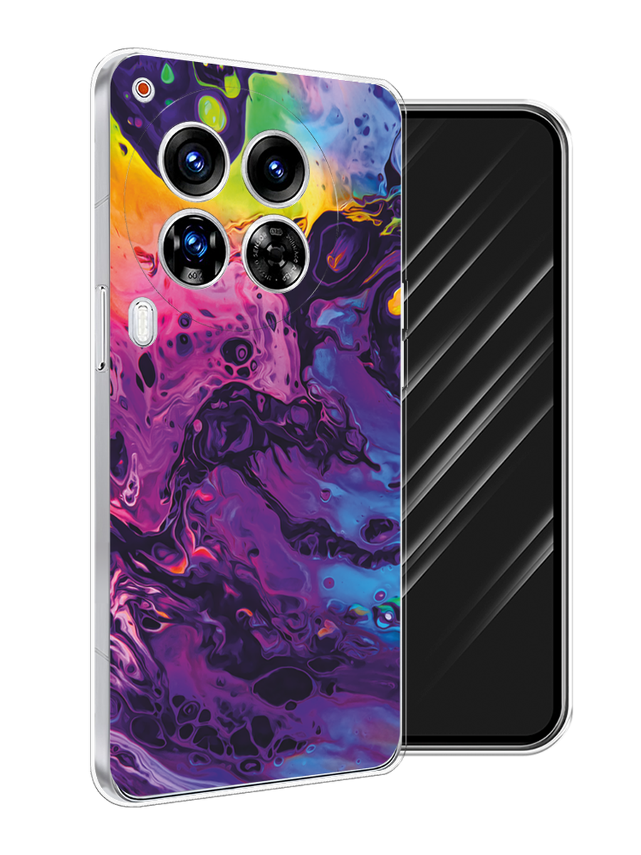 

Чехол Awog на Tecno Camon 30 Premier "ACID fluid", Бордовый, 305450-1