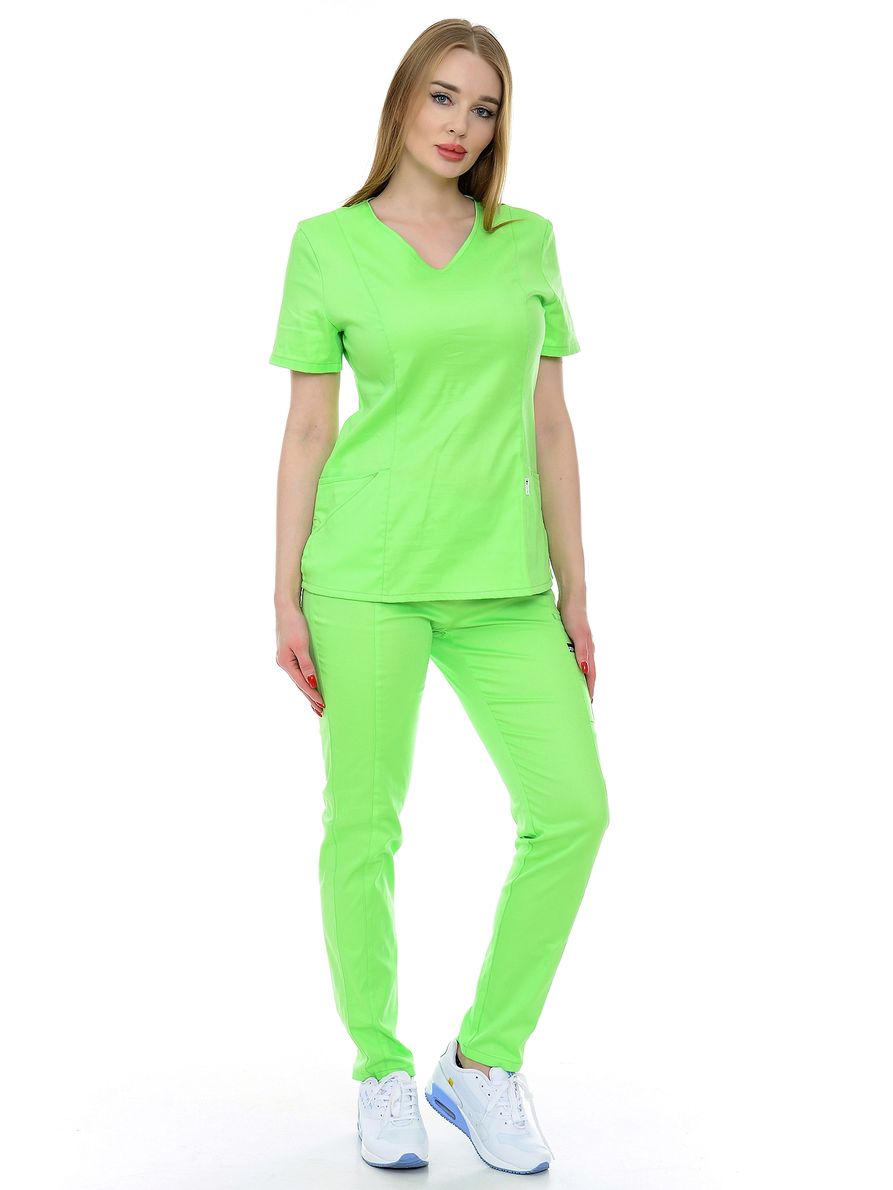 фото Костюм медицинский женский medicalwear сантана 2 117 зеленый 54 ru