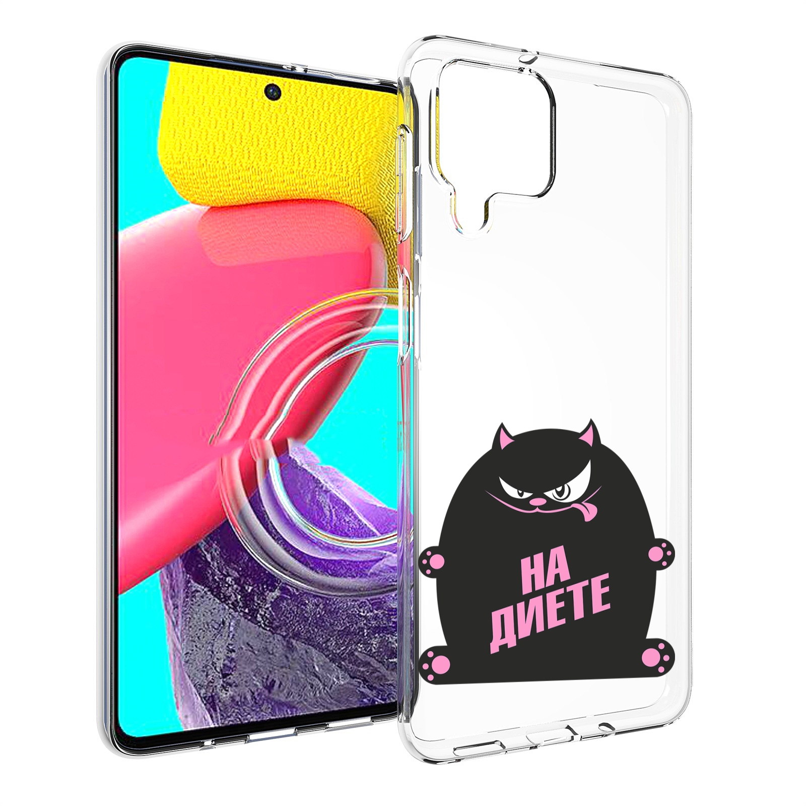 

Чехол MyPads на диете для Samsung Galaxy M53 (SM-M536), Прозрачный, Tocco