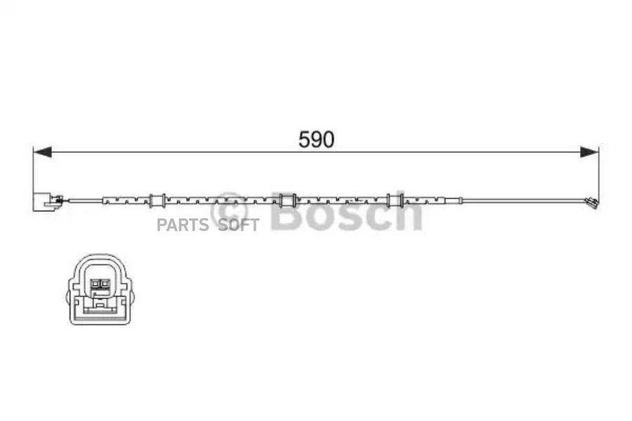 Датчик Износа Торм.Колодок [590 Mm] Bosch арт. 1987474513