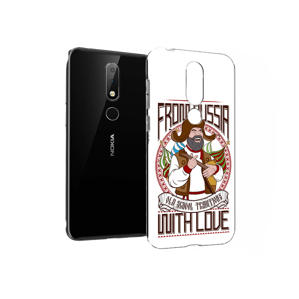 

Чехол MyPads Tocco для Nokia X6 русский мужчина (PT115295.99.590), Прозрачный, Tocco