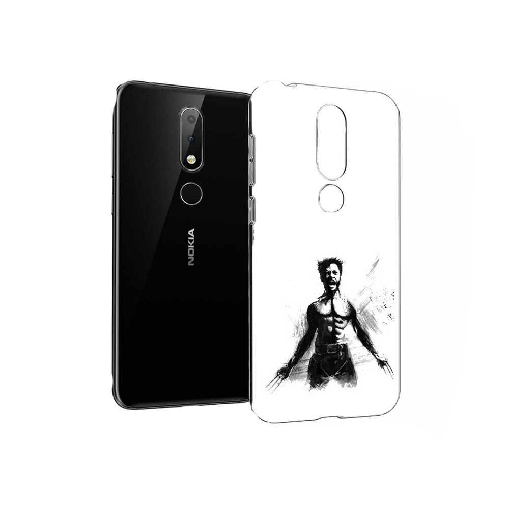 

Чехол MyPads Tocco для Nokia X6 росомаха (PT115295.99.587), Прозрачный, Tocco