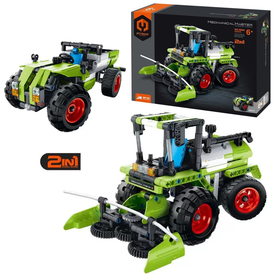 

Конструктор iM Master 6806 Комбайн 2 в 1 Техник Mechanical Master 335 деталей