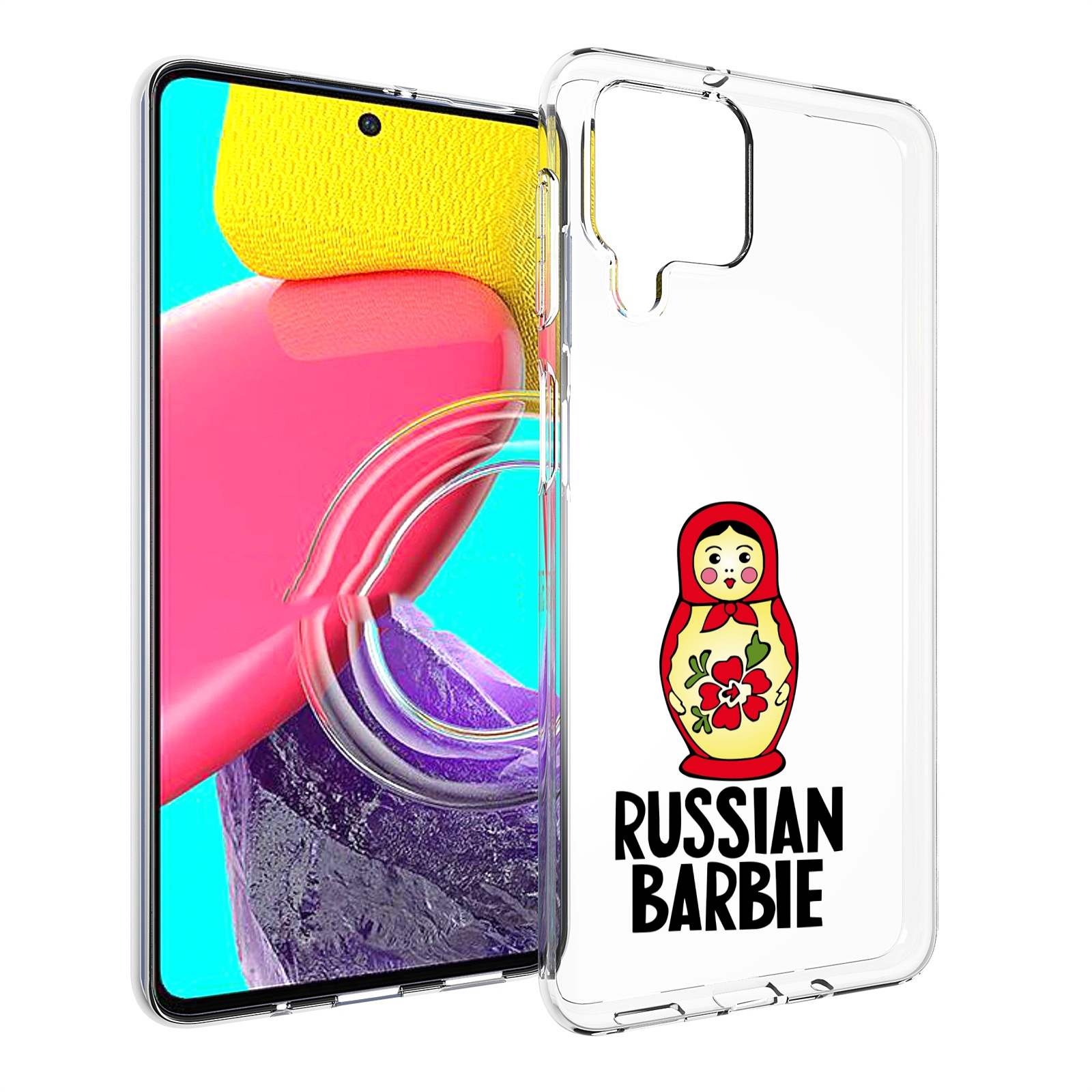 

Чехол MyPads матрешка для Samsung Galaxy M53 (SM-M536), Прозрачный, Tocco