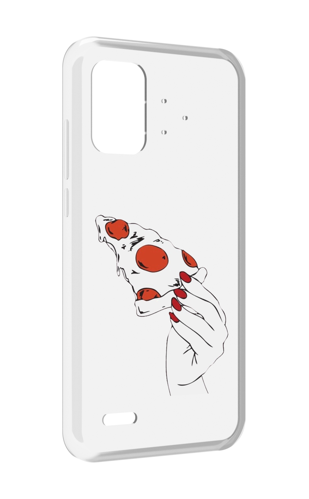 

Чехол MyPads белая-пицца для UMIDIGI Bison Pro, Прозрачный, Tocco