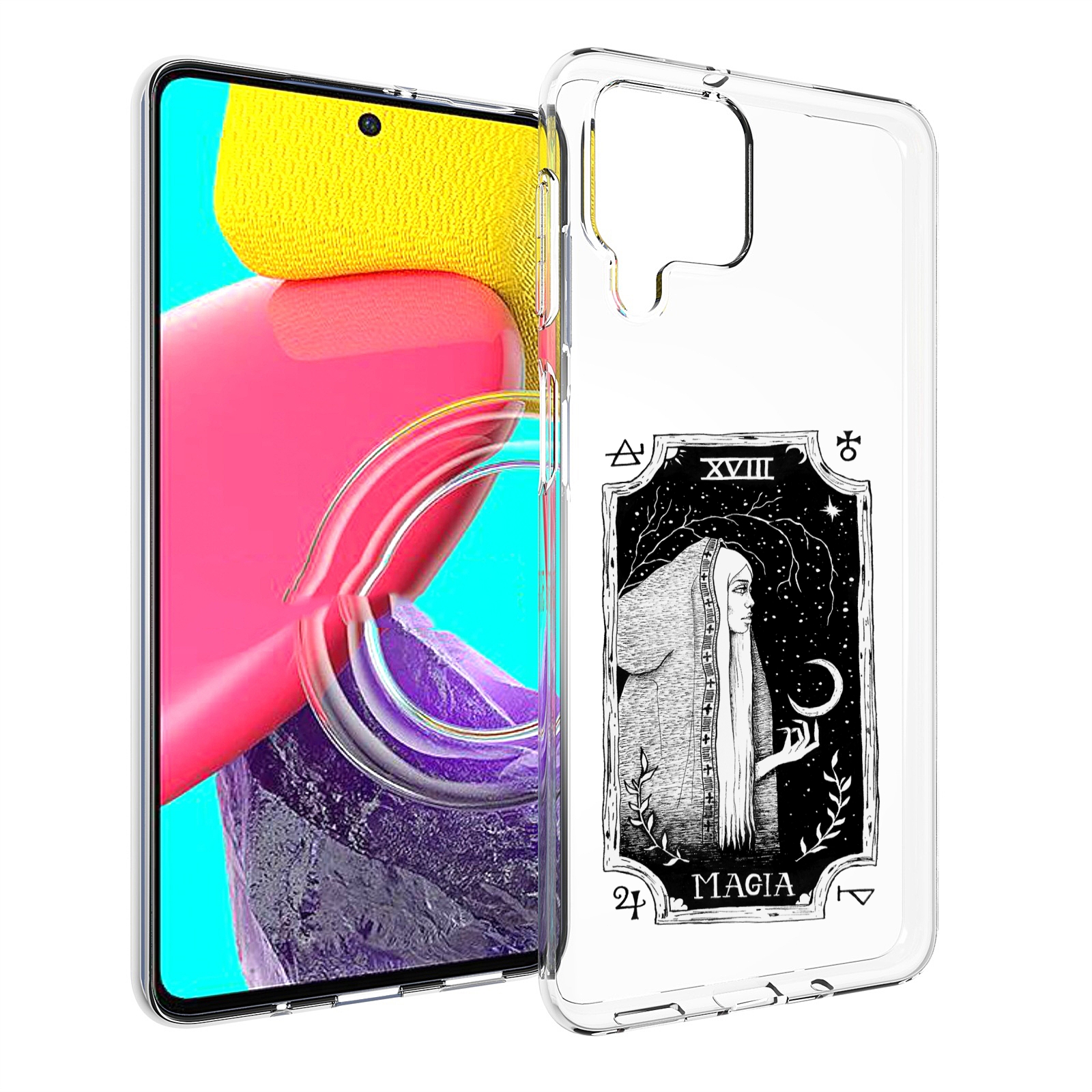 Чехол MyPads лунная магия для Samsung Galaxy M53 (SM-M536)