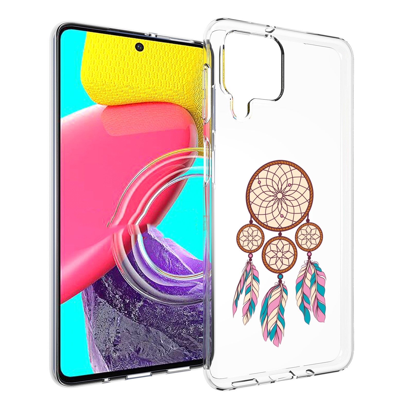 

Чехол MyPads ловец снов бежевый для Samsung Galaxy M53 (SM-M536), Прозрачный, Tocco