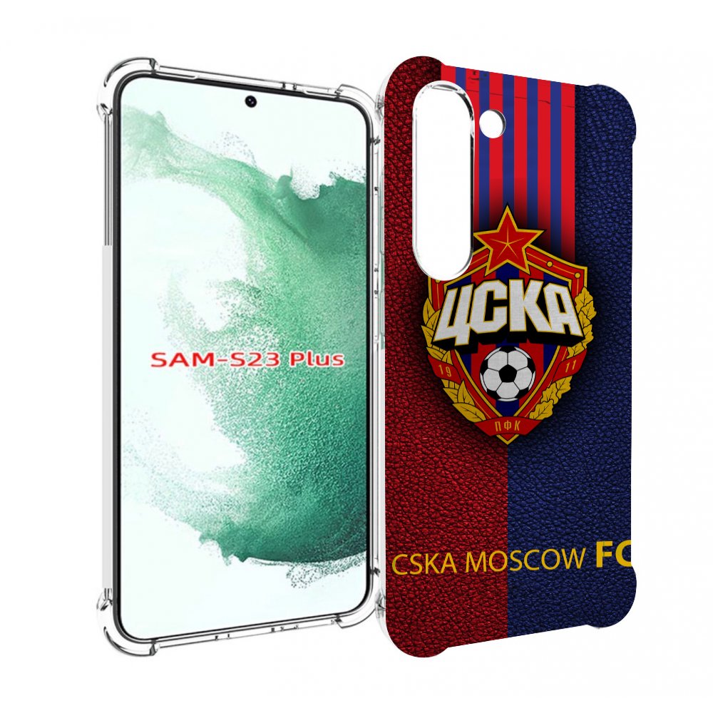 

Чехол MyPads фк цска для Samsung Galaxy S23 Plus +, Прозрачный, Tocco
