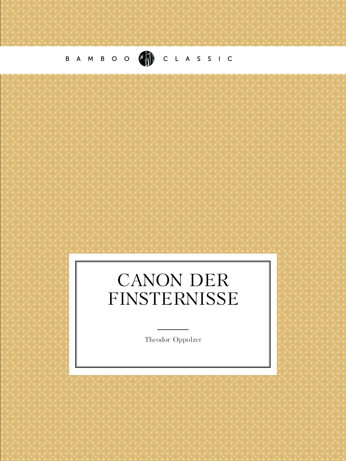 

Canon der Finsternisse