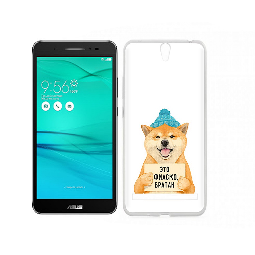 

Чехол MyPads Tocco для Asus ZenFone Go (ZB690KG) фиаско, Прозрачный, Tocco