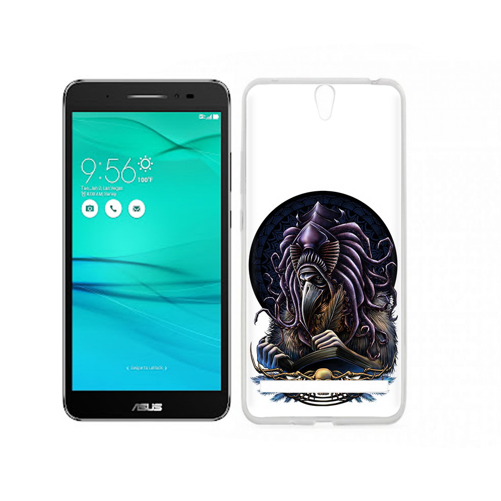 

Чехол MyPads Tocco для Asus ZenFone Go (ZB690KG) умный ворон, Прозрачный, Tocco