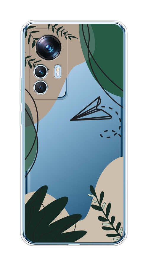 

Чехол на Xiaomi 12T "Secret Garden", Зеленый;бежевый;черный, 316650-1