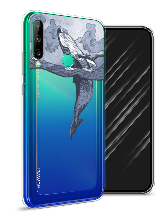

Чехол Awog на Huawei P40 lite E "Два измерения", Голубой;черный;прозрачный, 612450-7