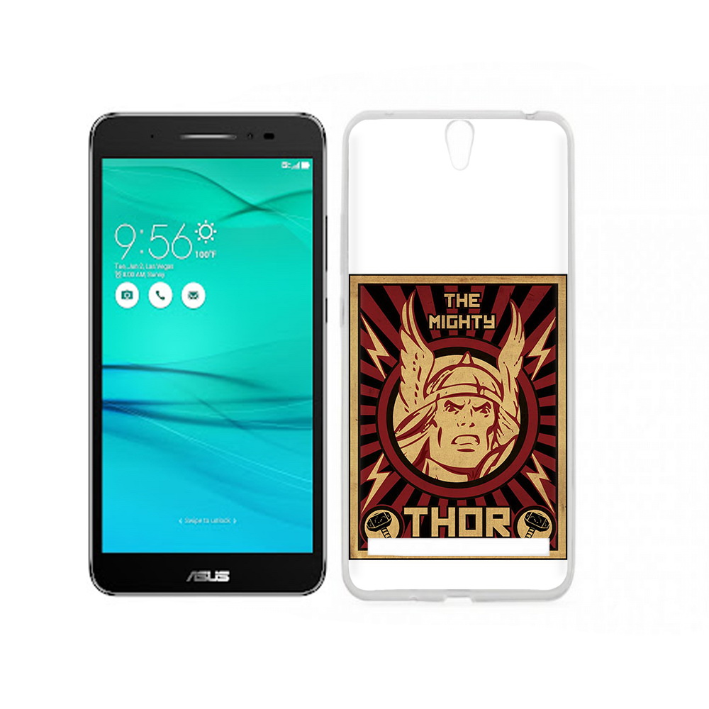 Чехол MyPads Tocco для Asus ZenFone Go (ZB690KG) тор лицо