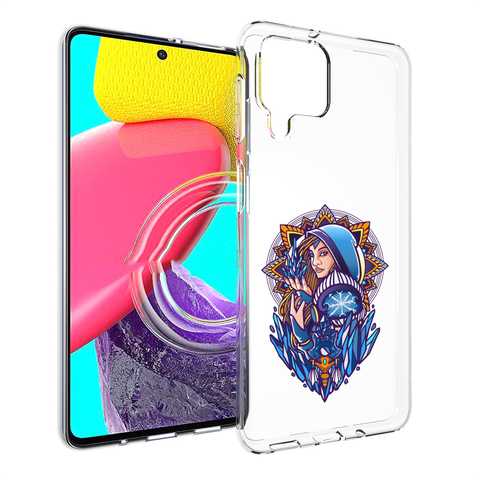 

Чехол MyPads кристал мейден дота 2 для Samsung Galaxy M53 (SM-M536), Прозрачный, Tocco