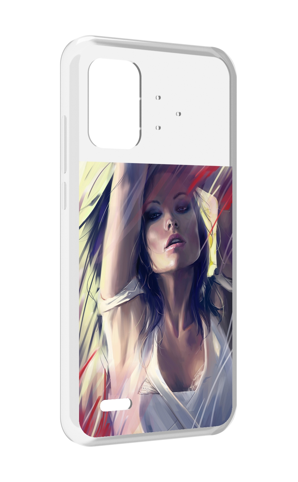 

Чехол MyPads акварельная-девушка женской для UMIDIGI Bison Pro, Прозрачный, Tocco
