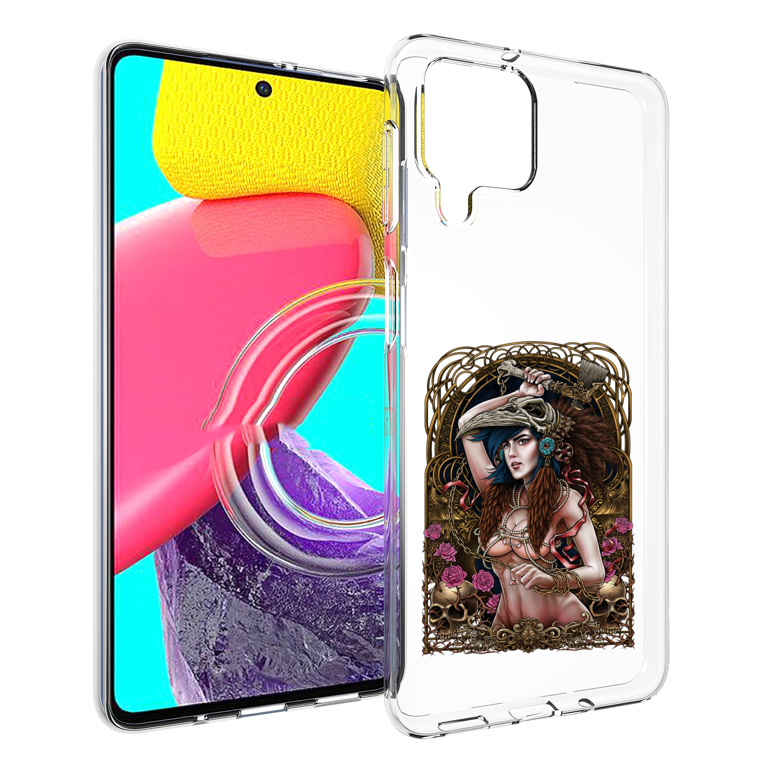 

Чехол MyPads красивая девушка рисунок для Samsung Galaxy M53 (SM-M536), Прозрачный, Tocco