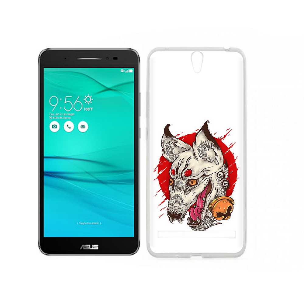 

Чехол MyPads Tocco для Asus ZenFone Go (ZB690KG) страшная собака, Прозрачный, Tocco