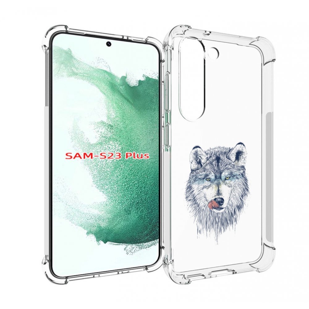 

Чехол MyPads голодгый волк для Samsung Galaxy S23 Plus +, Прозрачный, Tocco
