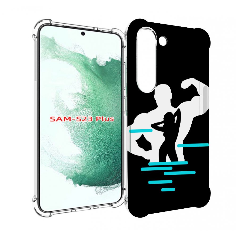 

Чехол MyPads фитнес-тренировка для Samsung Galaxy S23 Plus +, Прозрачный, Tocco